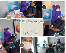 Rapid Antigen Untuk Seluruh Karyawan dan PPNPn BPS Kabupaten Banjarnegara